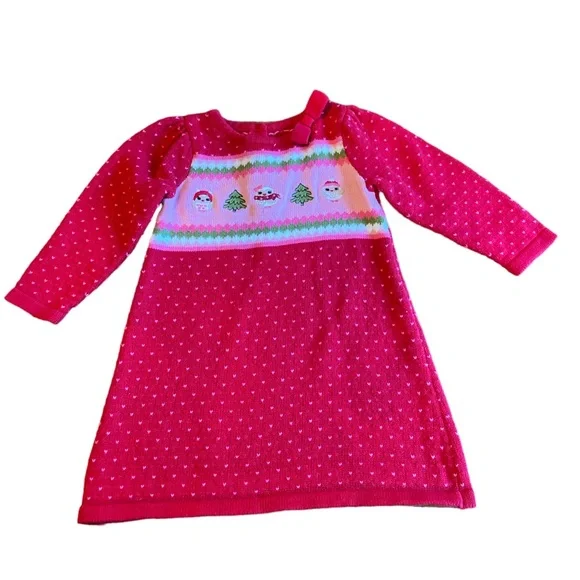 Gymboree | Dresses | Gymboree Toddler Girls Holiday Sweater Dress | Poshmark